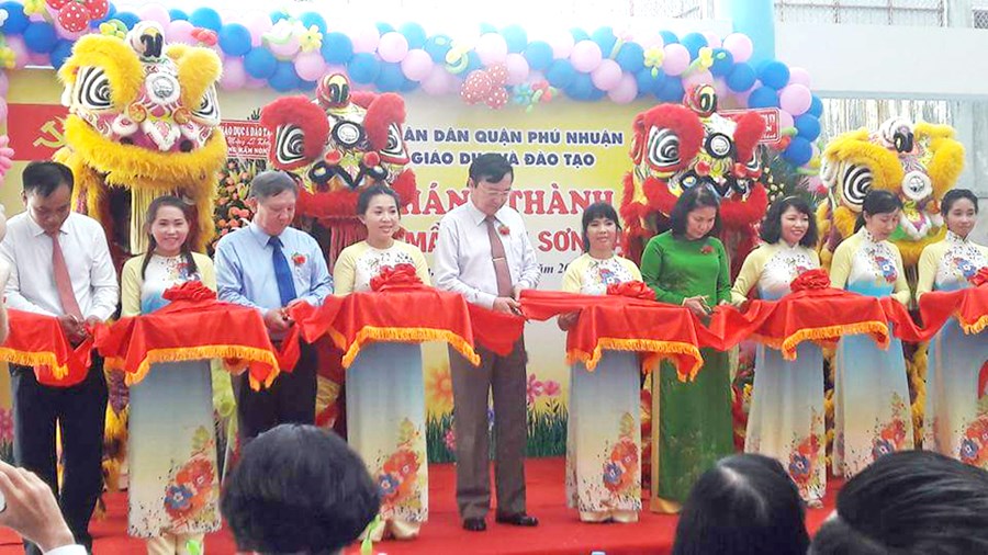 Lễ khánh thành trường mầm non sơn ca 8